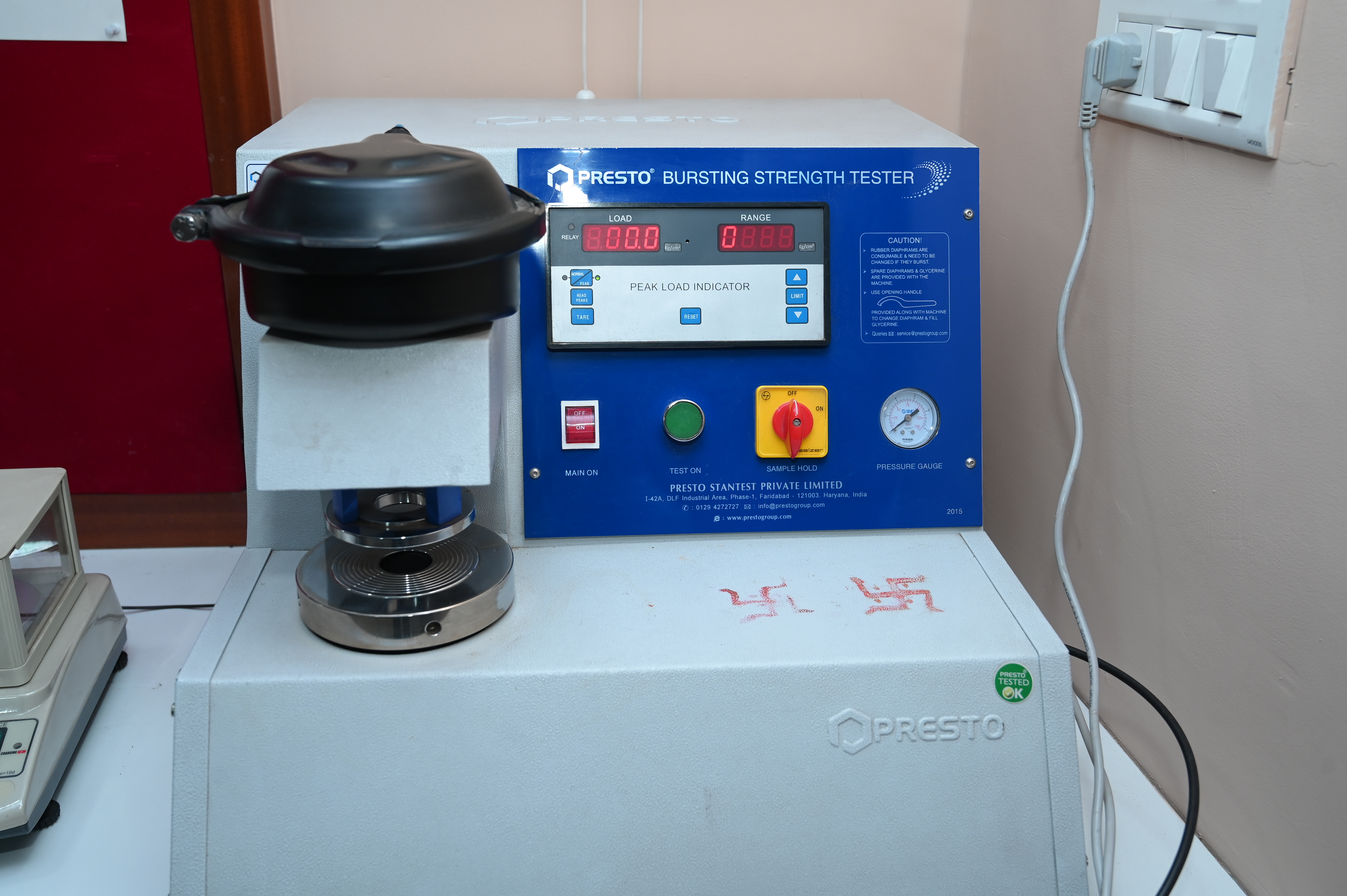 Bursting Strength Tester